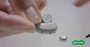 How To Change Your Hearing Aid Battery | Specsavers