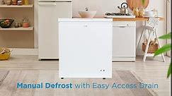 Commercial Cool 5.4 Cu. Ft. Chest Freezer,White