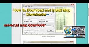 How To Download High-resolution Image from Google Satellite Using Universal Map Downloader
