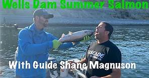 Wells Dam Salmon Fishing with guide Shane Magnuson