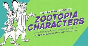 Learn How to Draw Zootopia Characters with Disney Animation's ...