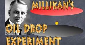 Millikan's oil drop experiment explained