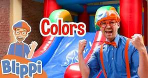 Blippi Learns Colors at Amy's Playground! | Educational Videos For Kids