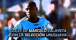 Goles de Marcelo Zalayeta - Selección Uruguaya (1997 - 2005)