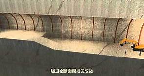 南化水庫防淤隧道工程3D動畫
