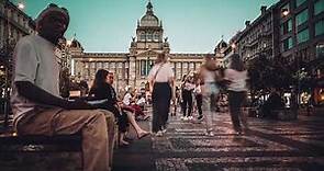 Wenceslas Square - Prague 4K Video Timelapse
