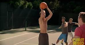 Johnny Simmons Goes Shirtless for 'Late Bloomer' Basketball Scene - Exclusive Clip!