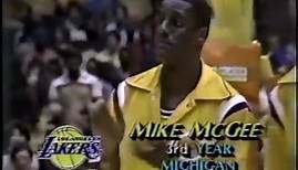 Mike McGee (U of M) - Lakers Showtime Sampler (1983)