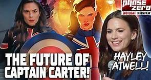 Hayley Atwell on PAST & FUTURE Of Captain Carter! Phase Zero Spotlight Interview!