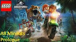 LEGO Jurassic World - Prologue - All Minikits & Amber Brick