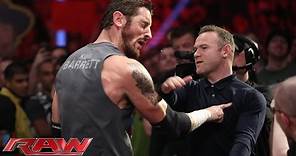 Wayne Rooney slaps King Barrett: Raw, November 9, 2015