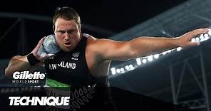 Throwing the Perfect Shot Put with Tomas Walsh | Gillette World Sport