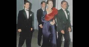 Rey Constantino de Grecia y Reina Ana María de Grecia celebran sus bodas de plata, 1989