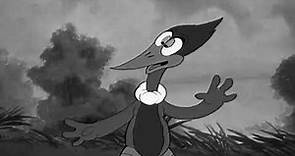 Woody Woodpecker / The Cracked Nut (1941/1940's-50's) - [16mm Sound Reconstruction] B&W version