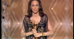 Valerie Harper wins Best Actress Emmy Award for "Rhoda"