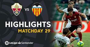 Resumen de Elche CF vs Valencia CF (0-1)