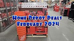Home Depot deals February 2024