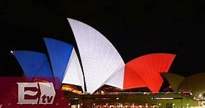 Colores de la bandera francesa pintan los monumentos del mundo / Ingrid Barrera