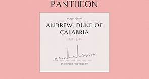 Andrew, Duke of Calabria Biography - Duke of Calabria