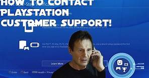 How to contact PlayStation customer support