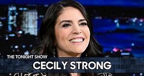 Cecily Strong Spills on Her SNL Departure and Why She Displays Wigs in Her Home | The Tonight Show