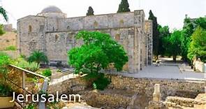 Jerusalem, Church of St. Anne. Birthplace of the Virgin Mary