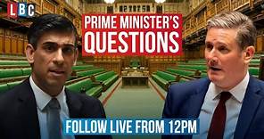 Rishi Sunak faces Keir Starmer at Prime Minister's Questions | Watch Again