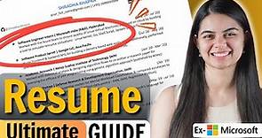 How to make Ultimate Resume ? Step by step guide for Software Engineers