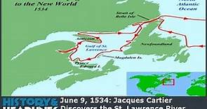 June 9, 1534: Jacques Cartier Discovers the St. Lawrence River