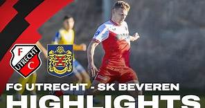FC Utrecht speelt in doelpuntrijke wedstrijd gelijk tegen SK Beveren 📺 | HIGHLIGHTS
