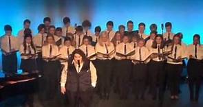 Seaford College Chapel Choir singing with Jonathan Antoine 1