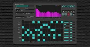 drumbit | online drum machine - FX2 kit Demo