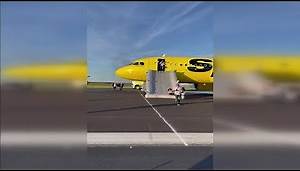 Spirit flight bound for Fort Lauderdale evacuates after bird hits engine during takeoff