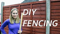 Concrete Fence Post Fencing DIY | The Carpenter's Daughter