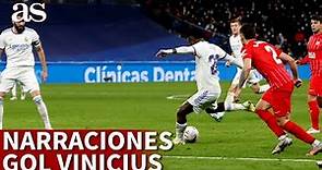El mundo entero enloqueció con Vinicius: así se narró su gol al Sevilla | Diario AS