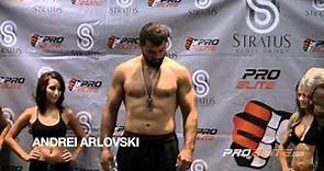 ProElite Weigh-ins - Sylvia vs Kraniotakes, Arlovski vs Fulton