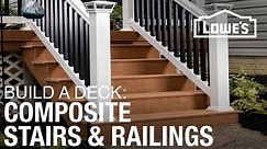 How To Build a Deck | Composite Stairs & Railings (4 of 5)