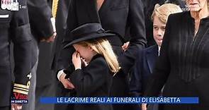 Le lacrime reali ai funerali di Elisabetta II - La Vita in diretta 20/09/2022