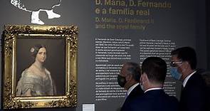 Inauguração da exposição sobre a Rainha D. Maria II