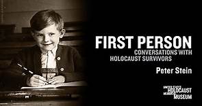 2023 First Person with Holocaust Survivor Peter Stein