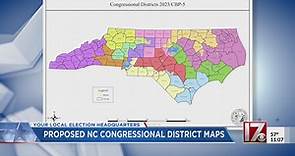 Proposed North Carolina Congressional District maps