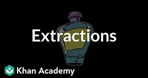Extractions | Chemical processes | MCAT | Khan Academy