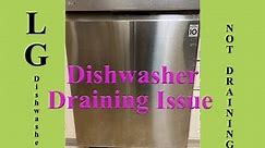 LG Dishwasher Not Draining Easy Fix
