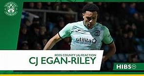 CJ Egan-Riley On His Hibs Debut | Ross County 1 Hibernian 1 | cinch Premiership