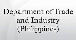 Department of Trade and Industry (Philippines)