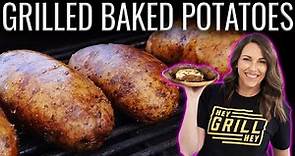 AMAZING Baked Potatoes on the Grill!! | How To