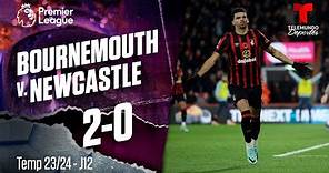 Highlights & Goles: Bournemouth v. Newcastle 2-0 | Premier League | Telemundo Deportes