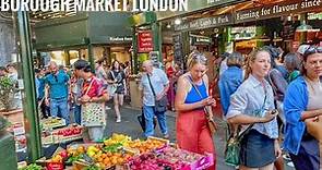 London Summer Walk | Exploring Borough Market, London Bridge | Central London [4K HDR]