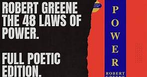 ROBERT GREENE 48 LAWS OF POWER FULL COMPILATION POETIC EDITION #robertgreene #poetry #48lawsofpower