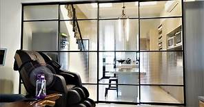 2020 拉門設計 新屋居家 客廳與廚房的隔間 玻璃拉門製作